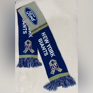 Ford New York Giants Military Appreciation Scarf NFL Camo Ribbon OS
